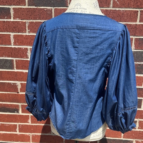 Blue Denim Women's Top   HG - Picture 5 of 6